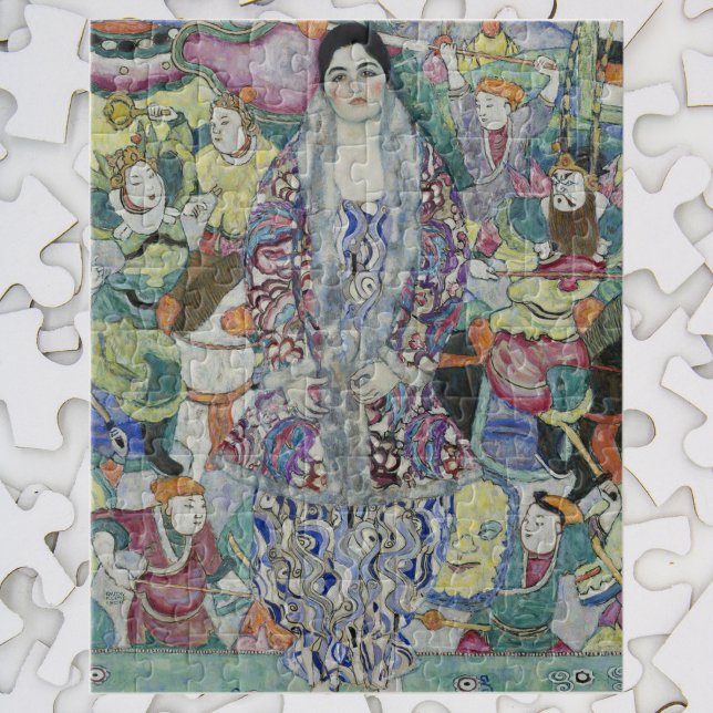 Quebra-cabeça Retrato de Friederike Maria Beer por Gustav Klimt (Criador carregado)