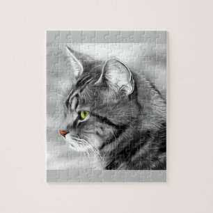 Quebra-cabeça Retrato de gato