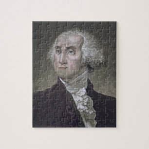 Quebra-cabeça Retrato de George Washington, 'de Le Traje Um