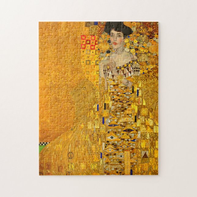 Quebra-cabeça Retrato de Gustav Klimt de Adele Bloch-Bauer I (Vertical)