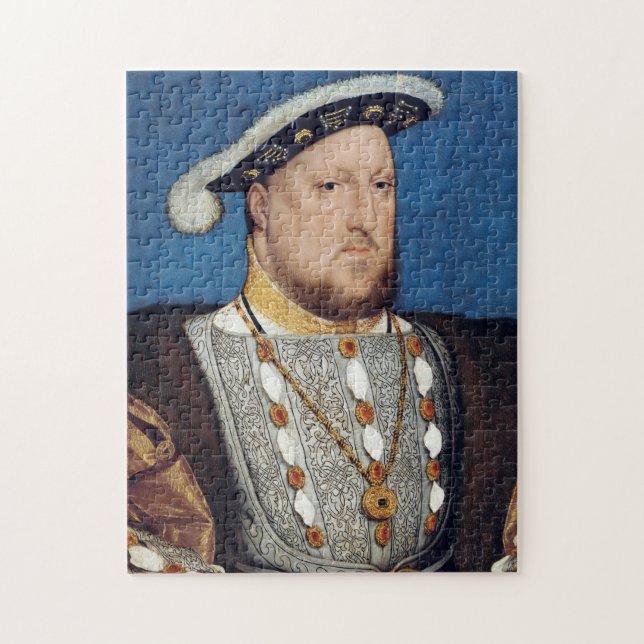 Quebra-cabeça Retrato de Henrique VIII de Inglaterra, Holbein (Vertical)