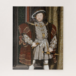 Quebra-cabeça Retrato de Henrique VIII (Hans Holbein, o Jovem)