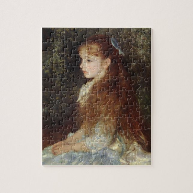 Quebra-cabeça Retrato de Irene - Impressionista Renoir (Vertical)