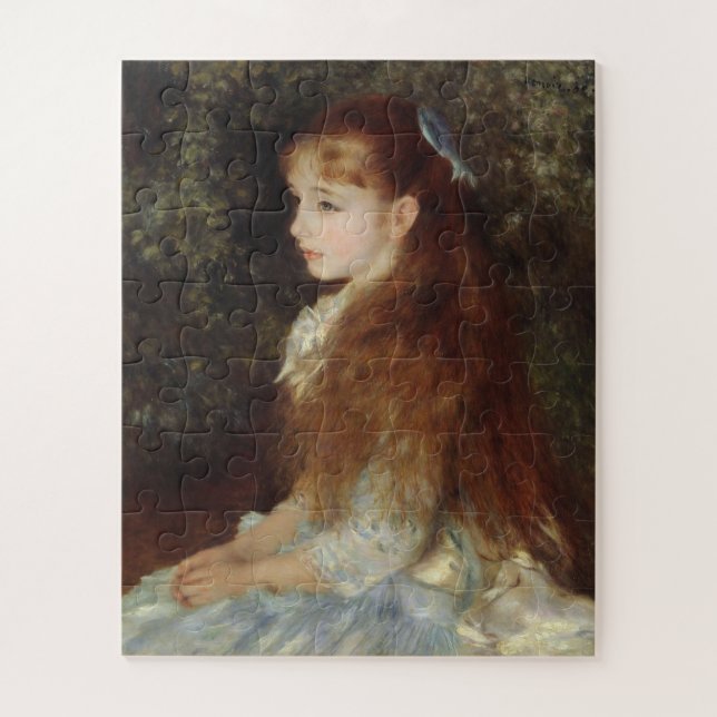 Quebra-cabeça Retrato de Irene - Impressionista Renoir (Vertical)