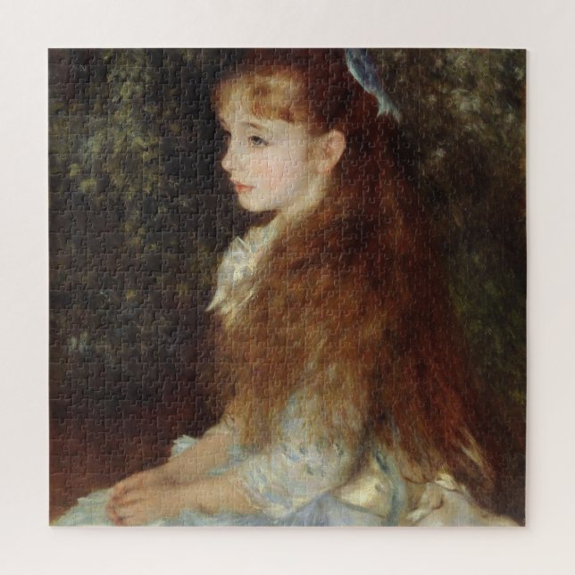 Quebra-cabeça Retrato de Irene - Impressionista Renoir (Vertical)