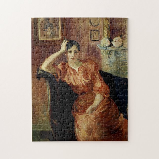 Quebra-cabeça Retrato de Jeanne Pontillon (Vertical)