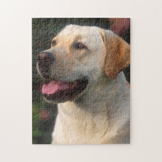 Quebra-cabeça Retrato De Labrador Retriever, Hilton (Vertical)