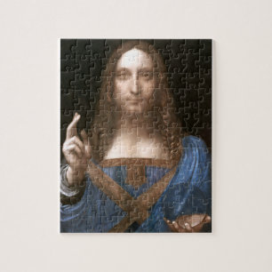 Quebra-cabeça Retrato de Leonardo da Vinci de Salvador Mundi