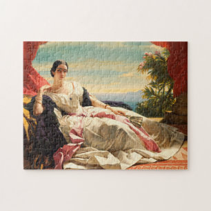Quebra-cabeça Retrato de Leonilla Fine Art Oil Painting Small