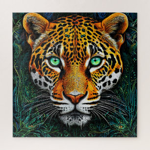Quebra-cabeça Retrato de leopardo