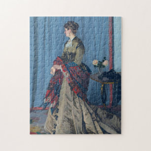 Quebra-cabeça Retrato de Madame Gaudibert Monet Fine Art