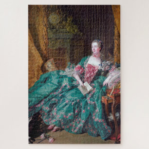 Quebra-cabeça Retrato de Madame Pompadour, Boucher
