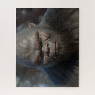 Quebra-cabeça RETRATO DE SASQUATCH DE BIGFOOT FECHAR UPPuzzle