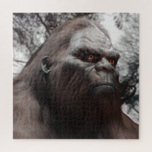 QUEBRA-CABEÇA RETRATO DE SASQUATCH DE PÉ GRANDE