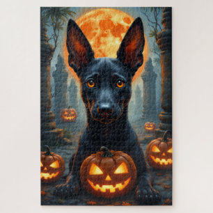 Quebra-cabeça Retrato de Thai Ridgeback no Templo Assombrado no