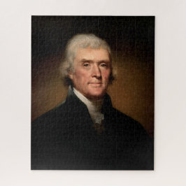 Quebra-cabeça Retrato de Thomas Jefferson (por Rembrandt Peale)