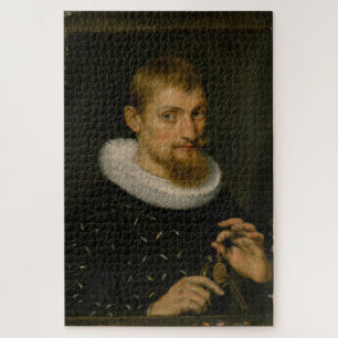 Quebra-cabeça Retrato de um homem, Rubens 1597 belo art 1000 mai