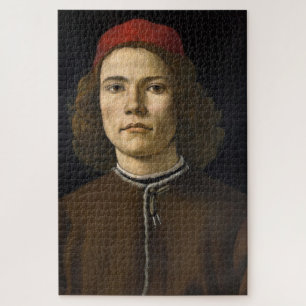 Quebra-cabeça Retrato de um Jovem (por Sandro Botticelli)