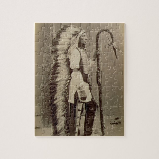 Quebra-cabeça Retrato de um nativo americano 'de Buffalo Bill (Vertical)