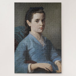Quebra-cabeça Retrato de uma Menina Elegante (por Leloir)