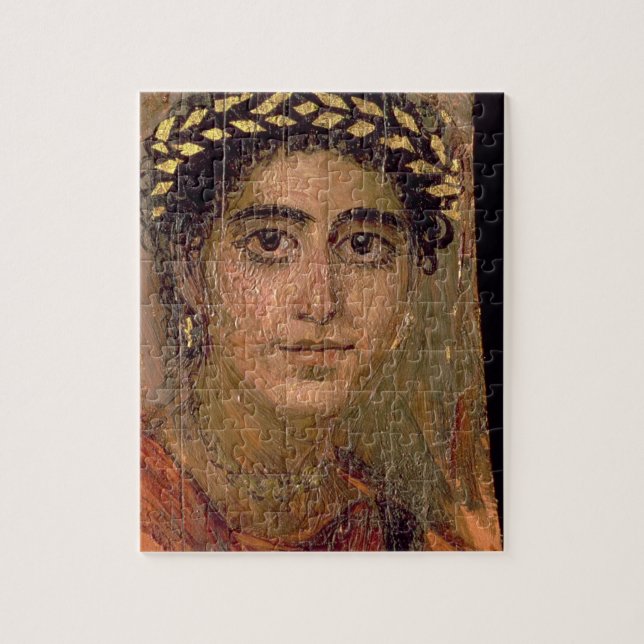 Quebra-cabeça Retrato de uma mulher, de Fayum, Romano-Egípcio, (Vertical)
