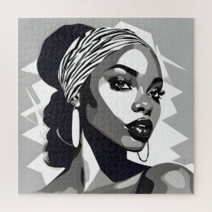 Quebra-cabeça Retrato de uma mulher negra
