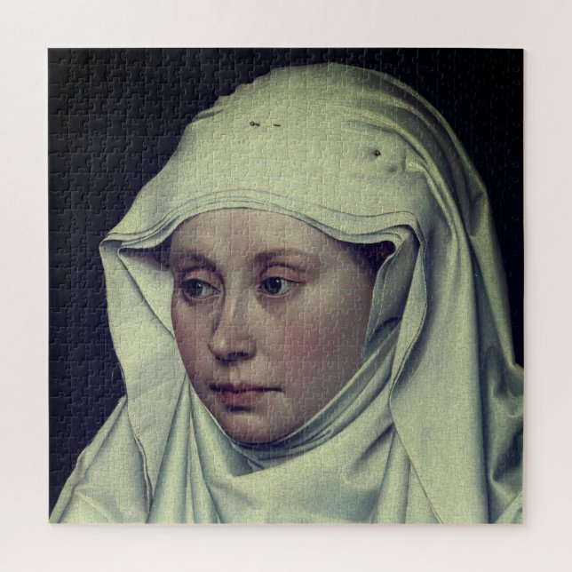 Quebra-cabeça Retrato de uma Mulher - por Robert Campin (c. 1435 (Vertical)