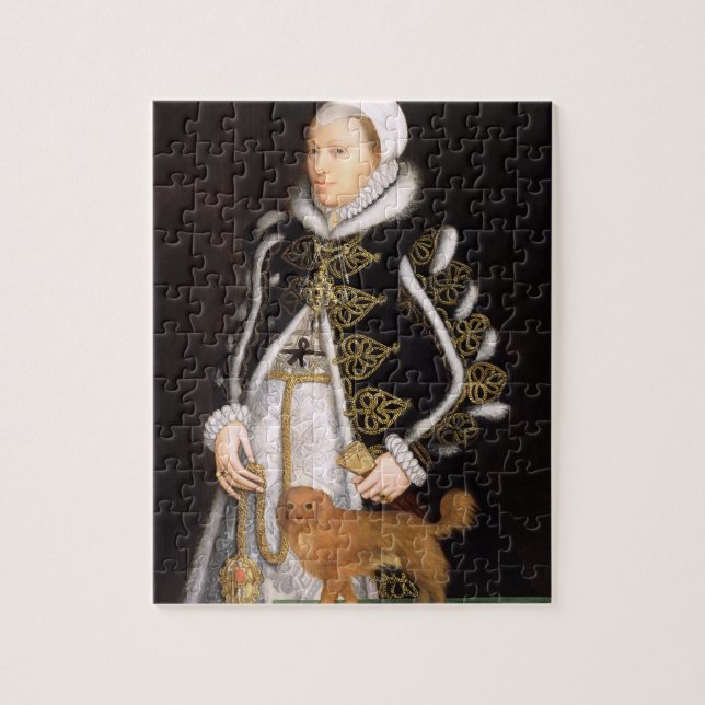 Quebra-cabeça Retrato de uma mulher, provavelmente Catherine (Vertical)