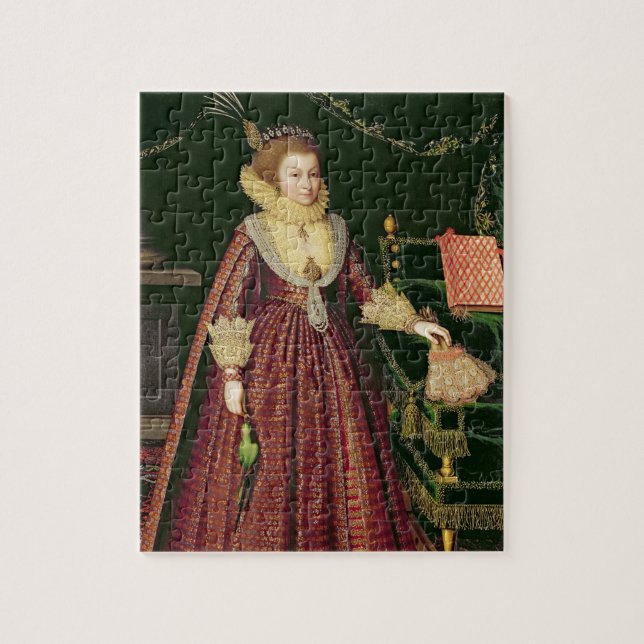 Quebra-cabeça Retrato de uma senhora, possivelmente Elizabeth, (Vertical)