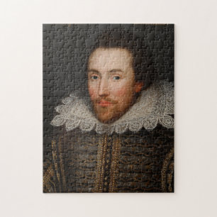 Quebra-cabeça Retrato de William Shakespeare do vintage