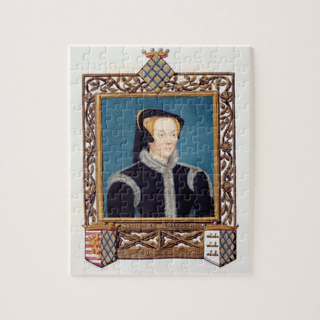 Quebra-cabeça Retrato do Baroness Willoughby de Katherine (Vertical)