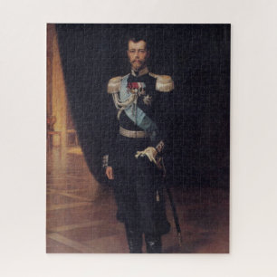 Quebra-cabeça Retrato do czar Nicholas II (por Albert Edelsense)