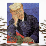 Quebra-cabeça Retrato do Doutor Gachet por Vincent van Gogh<br><div class="desc">Retrato do Doutor Gachet por Vincent van Gogh é um retrato típico de apos impressionismo de arte, uma pintura de pintura diária, é um dos dois retratos do Doutor Paul-Ferdinand Gachet; um médico francês mais famoso por tratar o pintor Vincent van Gogh durante suas últimas semanas em Auvers-sur-Oise no sul...</div>