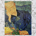 Quebra-cabeça Retrato do Doutor Gachet por Vincent van Gogh<br><div class="desc">Retrato do Doutor Gachet por Vincent van Gogh é um retrato típico de apos impressionismo de arte, uma pintura de pintura diária, é um dos dois retratos do Doutor Paul-Ferdinand Gachet; um médico francês mais famoso por tratar o pintor Vincent van Gogh durante suas últimas semanas em Auvers-sur-Oise no sul...</div>