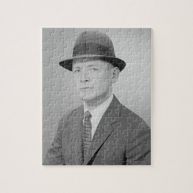 Quebra-cabeça Retrato do homem (Vertical)
