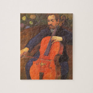 Quebra-cabeça Retrato do jogador Schneklud por Paul Gauguin