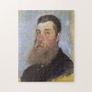 Quebra-cabeça Retrato do pintor inglês Bordighera Monet Fine