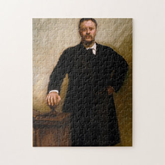 Quebra-cabeça Retrato do Presidente Theodore Roosevelt J.S. Sarg