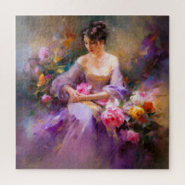 Quebra-cabeça Retrato elegante