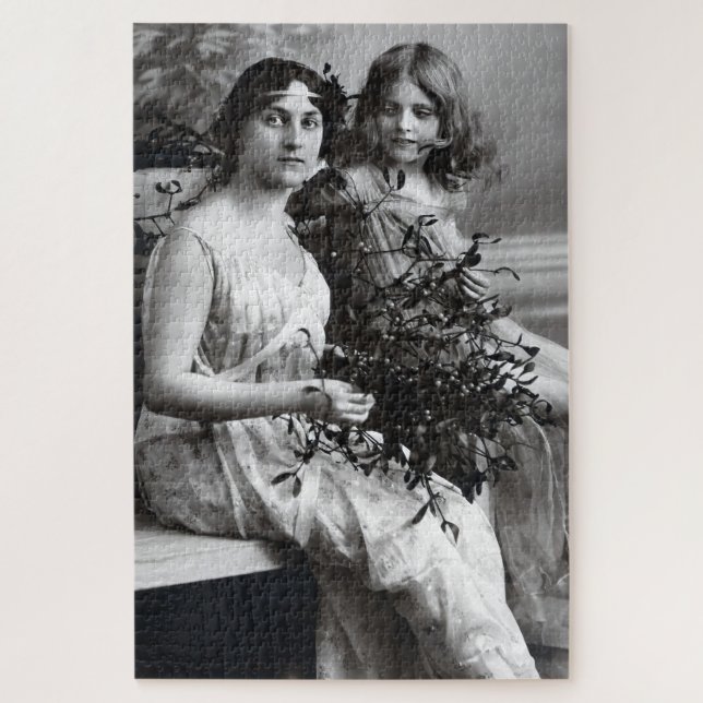 Quebra-cabeça Retrato eterno de Mãe e Filha (Vertical)