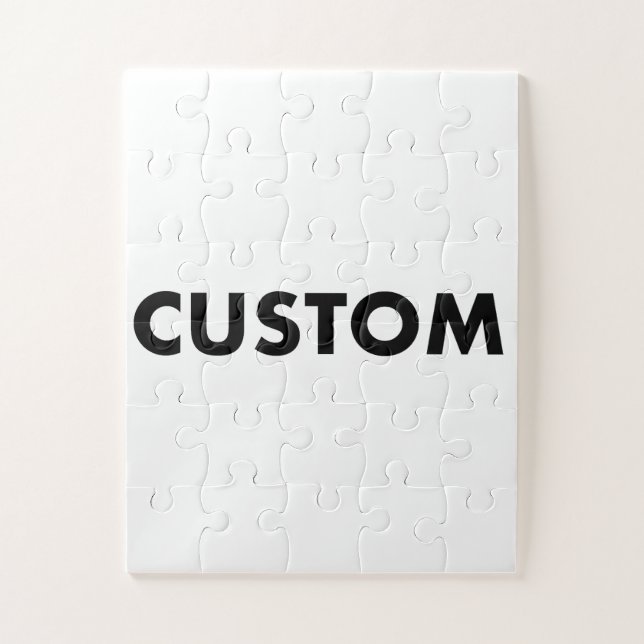 Quebra-cabeça Retrato personalizado de 30 peças de 14" x 11" (Vertical)