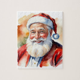 Quebra-cabeça Retrato Personalizado do Papai Noel