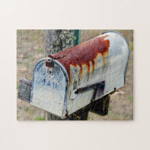 Quebra-cabeça Retrato Rustic Mailbox