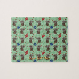 Quebra-cabeça Retrato Weimaraner