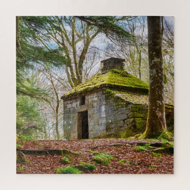 Quebra-cabeça Retretação de Floresta Mística (Vertical)