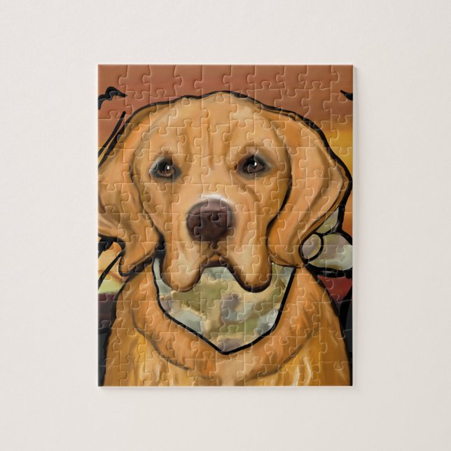 Quebra-cabeça Retriever de ouro (Vertical)