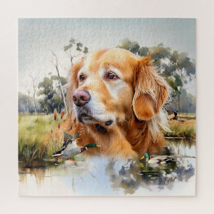 Quebra-cabeça Retriever de ouro