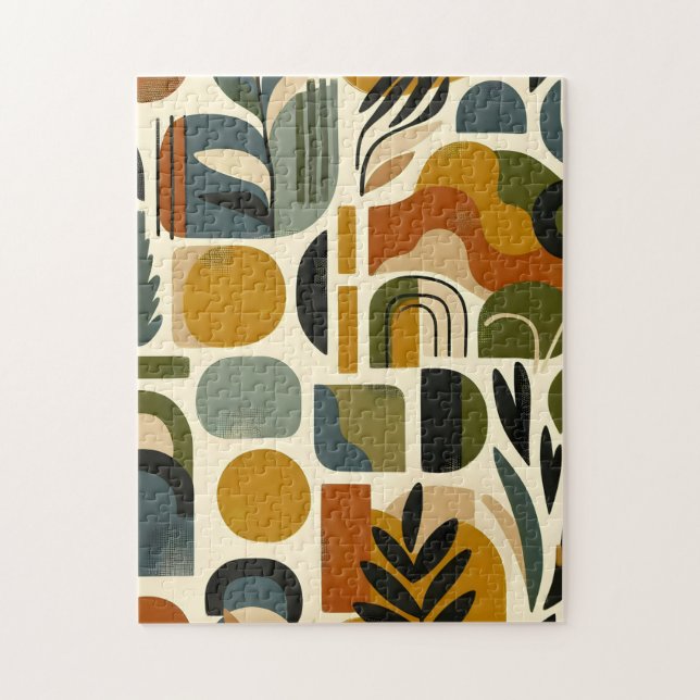 Quebra-cabeça Retro Botanica Geometrica (Vertical)