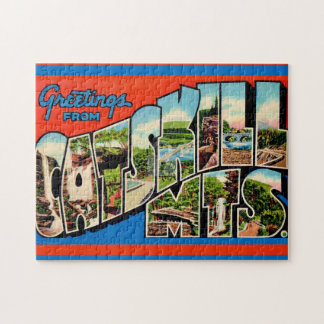 Quebra-cabeça Retro Catskill Mtns 11x14