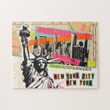 Revista de Viagens Colagem Pop Art da Paisagem Urb